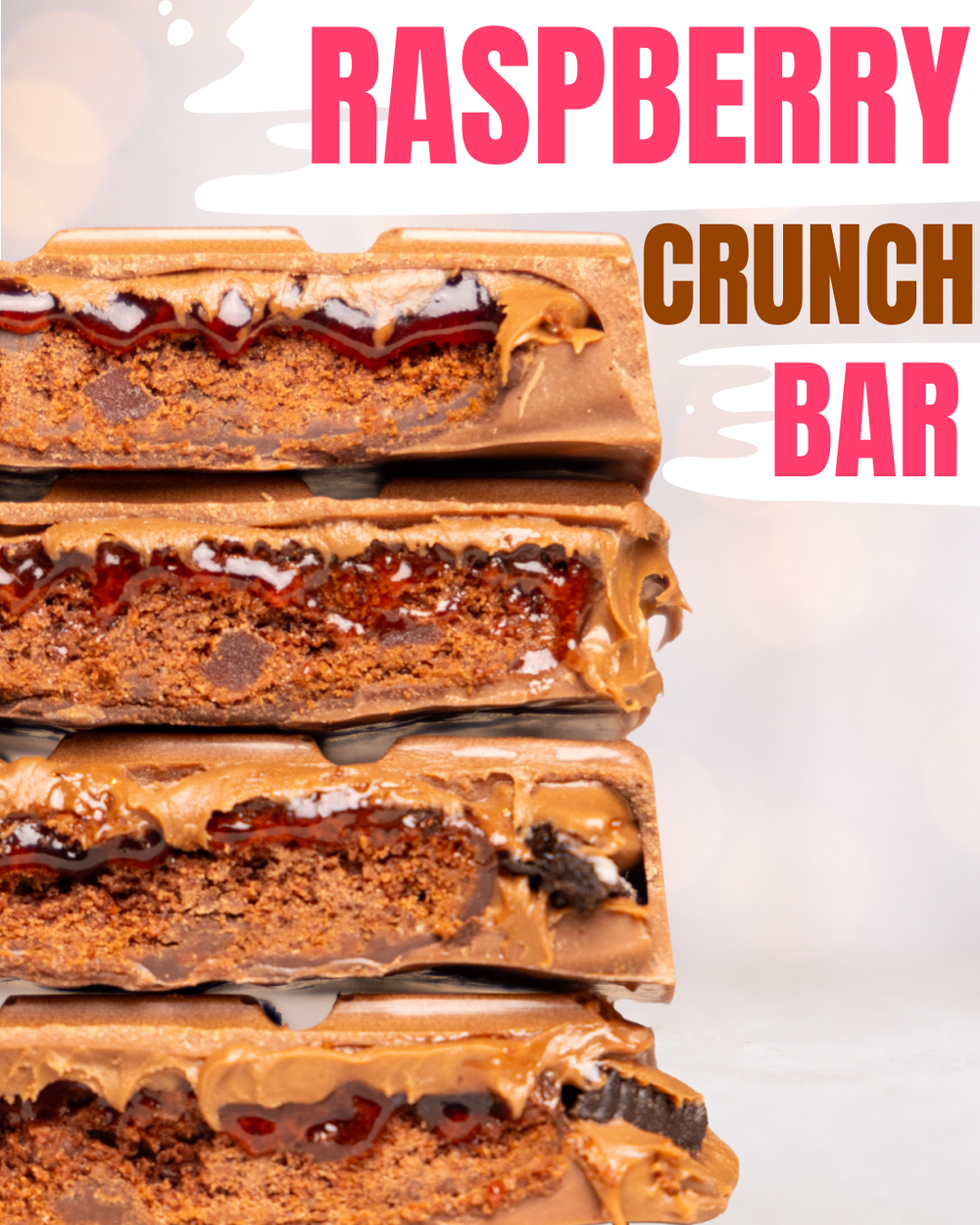 Raspberry Chocolate Crunch Extra Thick Slab