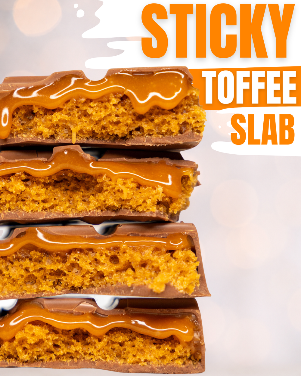 Sticky Toffee Filled Extra Thick Slab