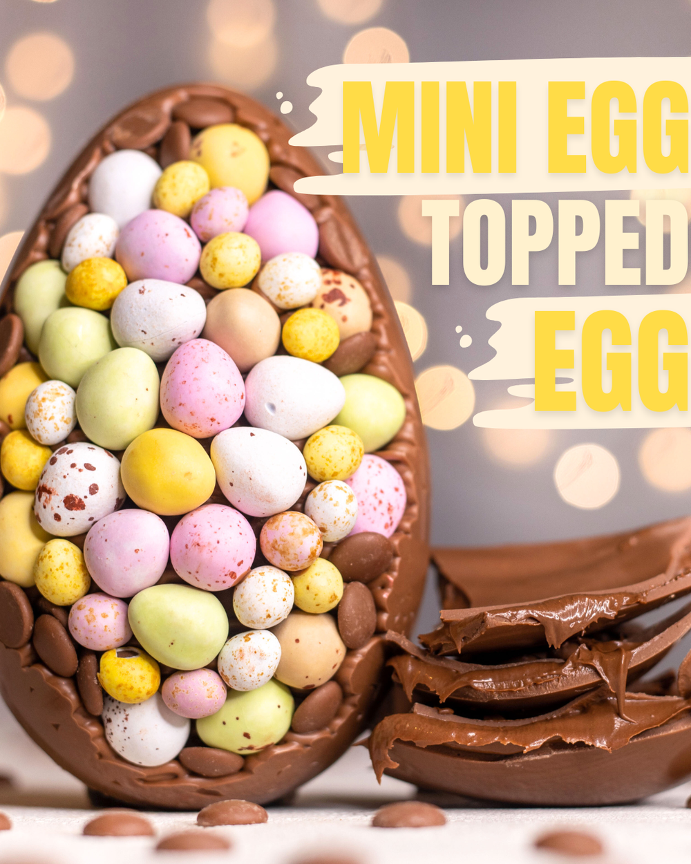 Mini Egg Topped Easter Egg