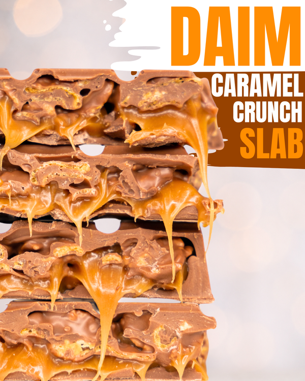 Daim Caramel Crunch Filled Extra Thick Slab