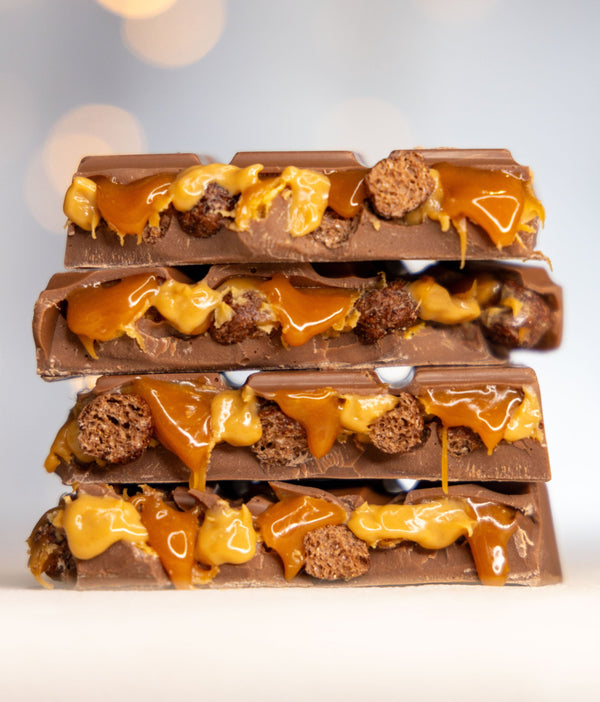 Peanut Caramel Crunch Extra Thick Slab