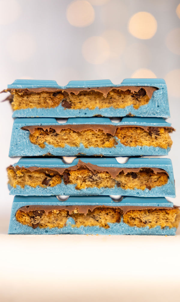 Cookie Monster inspired Thick Slab
