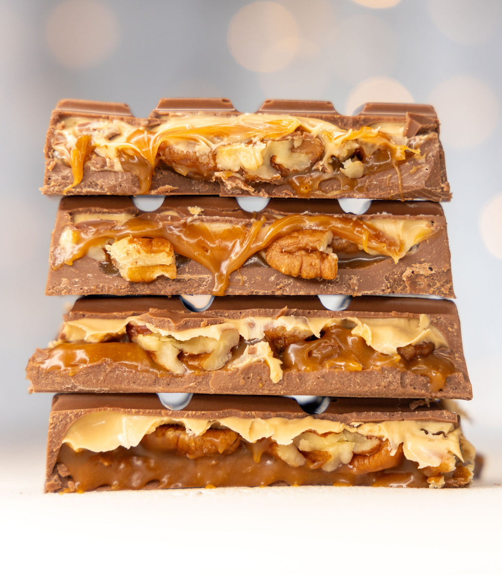 Caramel Pecan Pie extra thick slab