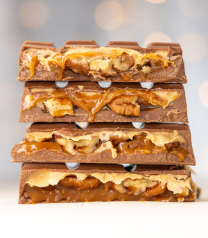 Caramel Pecan Pie extra thick slab