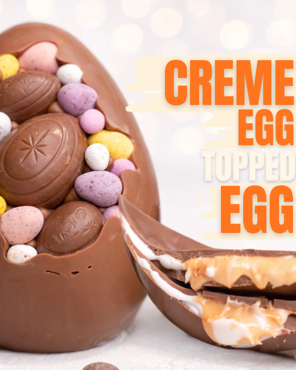 Creme Egg Topped Easter Egg