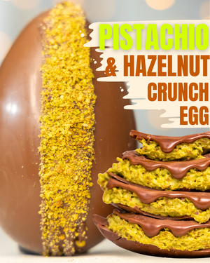 Pistachio and Hazelnut Easter Egg