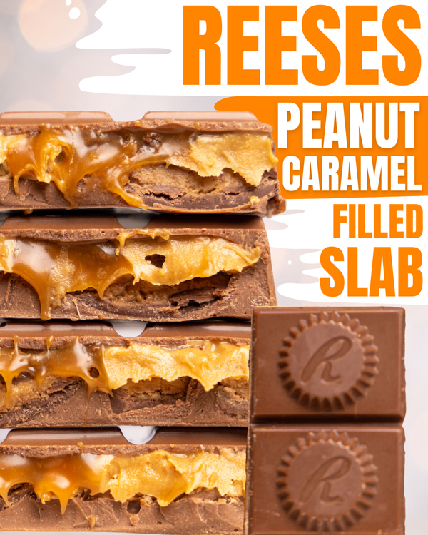 Reeses Peanut Caramel Filled Extra Thick Slab