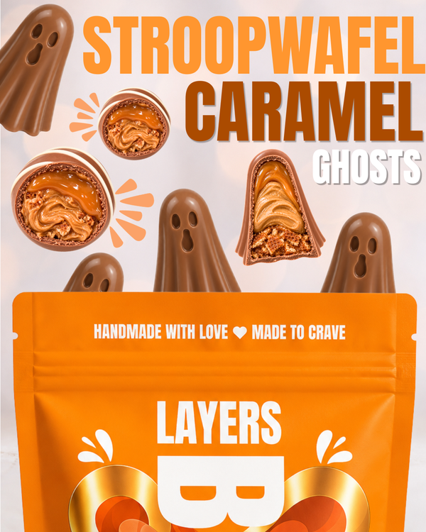 Stroopwafel Caramel Ghost Bites
