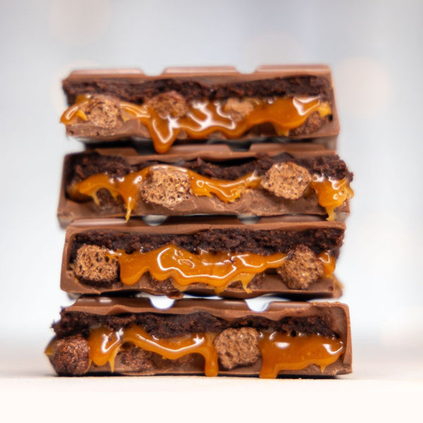 Caramel Biscuit Brownie Extra thick Slab