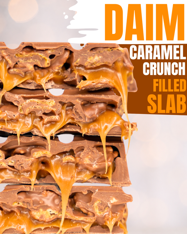 Daim Caramel Crunch Filled Extra Thick Slab
