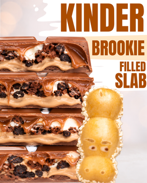Kinder Filled Brookie Extra Thick Slab