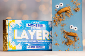 Cookie Monster inspired Thick Slab