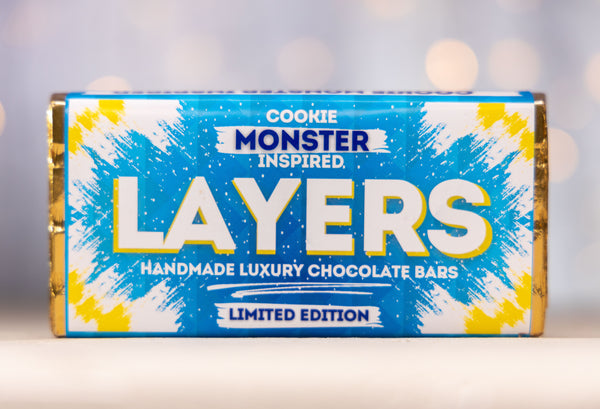 Cookie Monster inspired Thick Slab